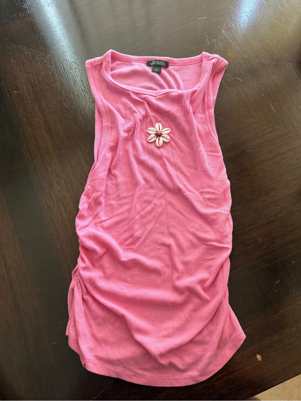 wild fable Pink Ribbed Tank Top